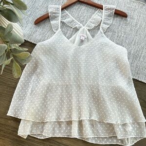 White camisole blouse
